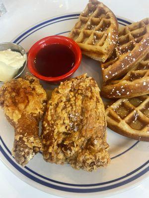 Chicken and waffles