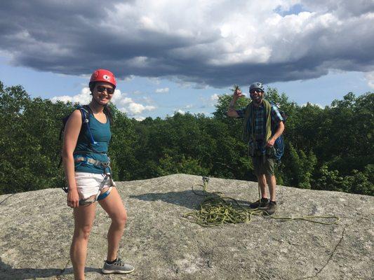 My girlfriend with our guide, Kyle. He was super positive and knowledgeable. At the end of the day both of us felt compelled to hug him!