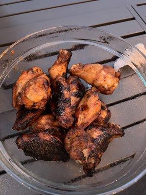 Pre-seasoned and marinated wings