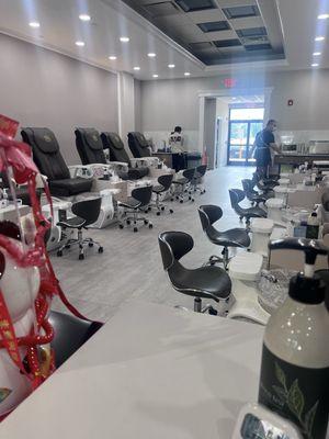 Pedicure area