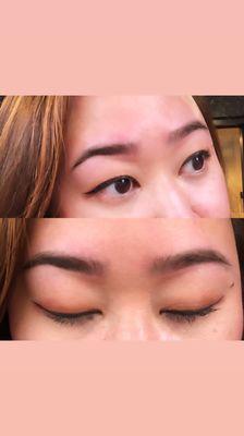 Brow threading and light tinting $22