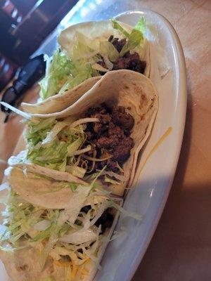 Beef tacos