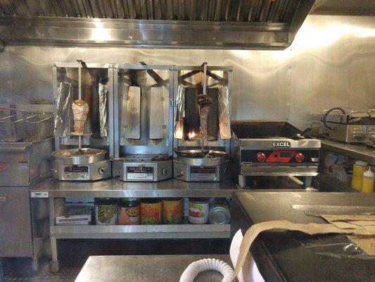 Cleanest food truck kitchen ever!!!