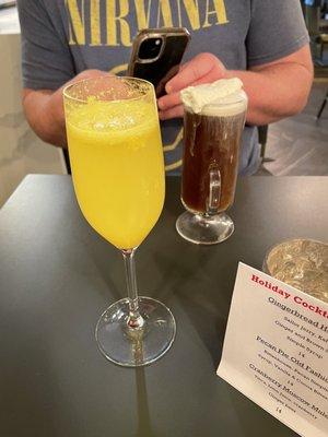 Freshly squeezed oj mimosa