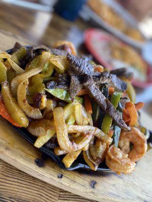 Fajitas de Cameron y asada mucho delicioso