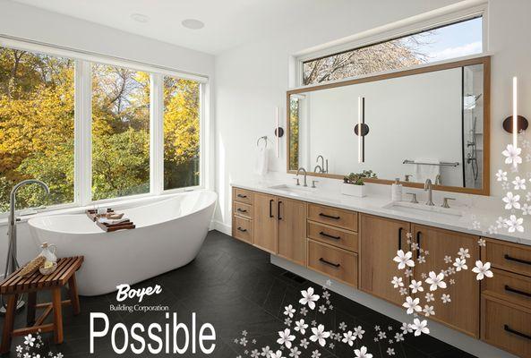 Having an amazing bathroom is DEFINITELY POSSIBLE for those that desire a spa-like experience day after day.