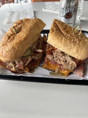 Three little pigs sandwich