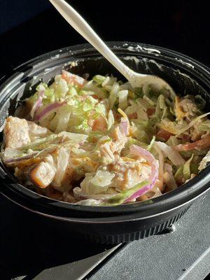 Sweet Onion Teriyaki Salad with Chicken