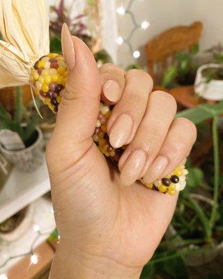 Organic protein gel nails