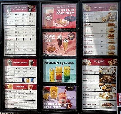 Drive-thru Menu Board