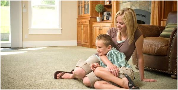 Our carpet dries in HOURS instead of DAYS, as with the competition.  You and your family will be sitting on the carpet before you know it.