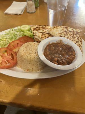 Pollo a la Plancha Quesadilla