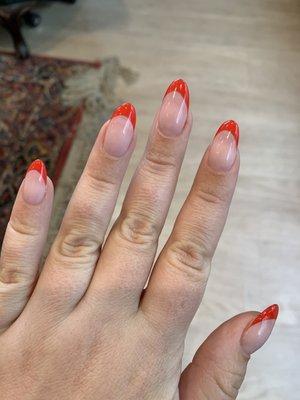 my new flawless gel x manicure done by Erica!