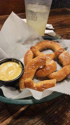 Pretzels were the best I've had this side of the Mason Dixon.