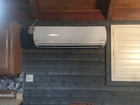 LG ductless mini split - indoor section