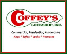 Coffey's Lock Shop logo