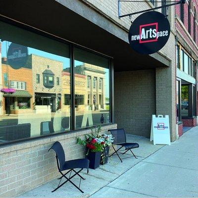 Our storefront in downtown De Pere.