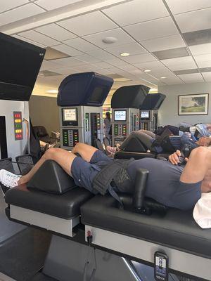 We Just Installed our 6th & 7th DRX 9000 Spinal Decompression machines. The Worlds Best & Continual Refinement To Get Best Results Possible!