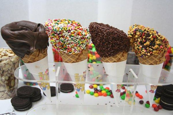 Dipped Waffle Cones