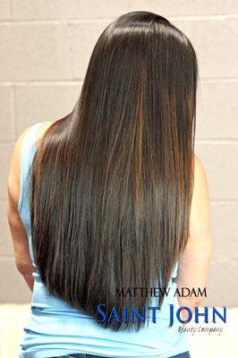 Japanese thermal hair straightening - straight hair Dallas - Addison - Richardson - Plano - Carrollton - Frisco