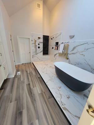 Master bathroom renovation.