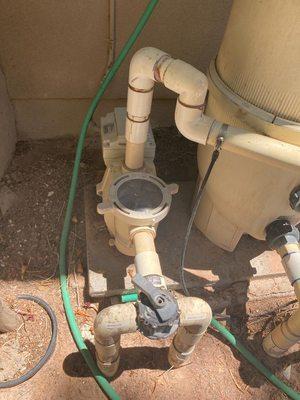 Broken Pool Pump