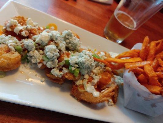 Buffalo Blue Fried Shrimp