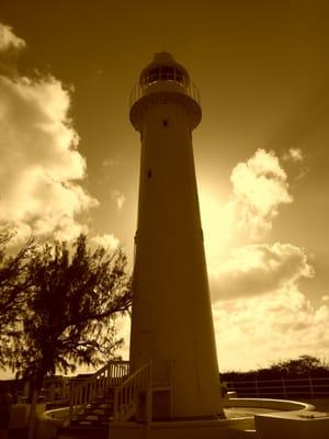 Lighthouse house on Grand Turk Island