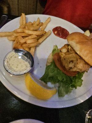 Crab cake sammie