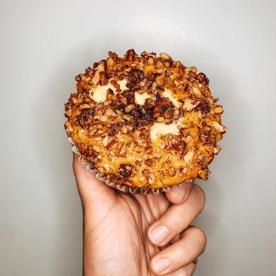 Pumpkin Pecan Cheesecake Muffin