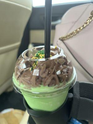 Mint-chocolate shake