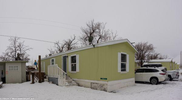 Two bedroom family trailer/room.