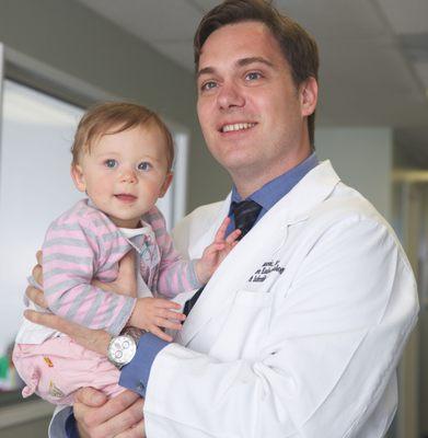 Dr. Jovanovic with baby