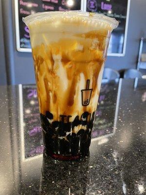 Lava boba milk ( black sugar flavor )