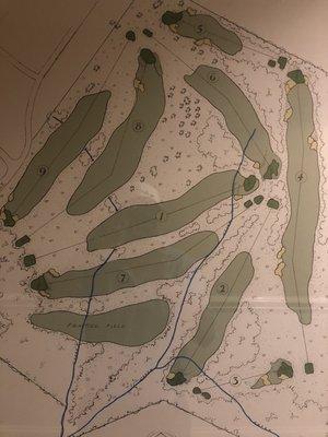 Donald Ross, original design for the front 9 created in 1947