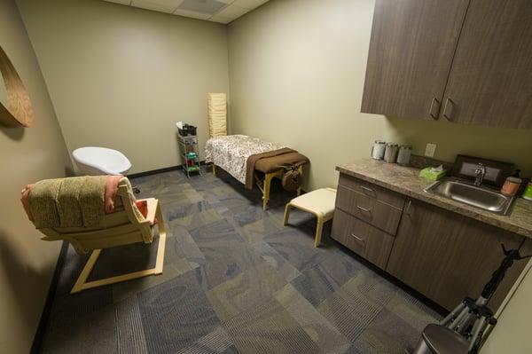 One of many treatment rooms