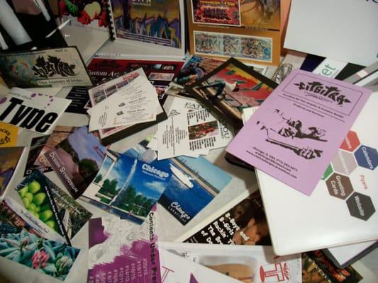 Design printed collateral: business cards, postcards, flyers, banners, posters and more.