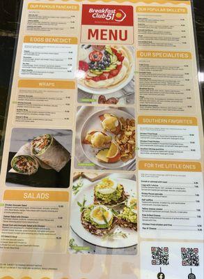 Food menu