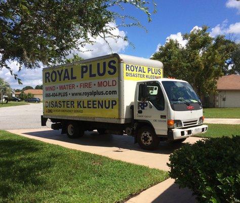 So happy to see this truck in my driveway!  Royal Plus to save the day!