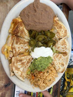 Chicken quesadillas