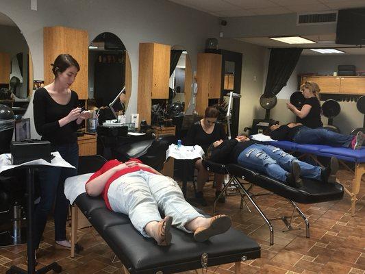 Advance training microblading class