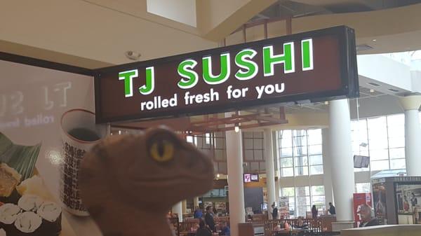 Bob the Raptor Says "Japanese Sea Prey in the mall."