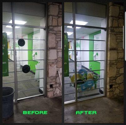 Broken Storefront glass, NO PROBLEM! We will fix it!