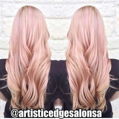 Stunning pastel pink by stylist Jennifer Vasquez #artisticedgesalon #artisticedgegirl