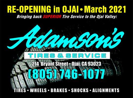 Bringing back SUPERIOR Tire Service to the Ojai Valley!