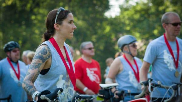 TPAN's Annual Ride For AIDS Chicago, closing ceremonies.