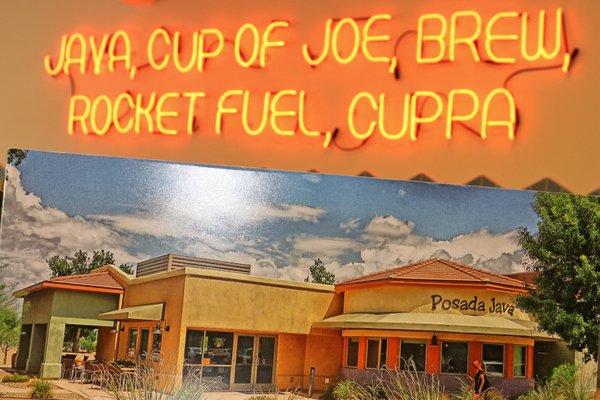 Posada Java is a WiFi coffeehouse located on the La Posada campus in the Green Valley - Sahuarita, Arizona area.