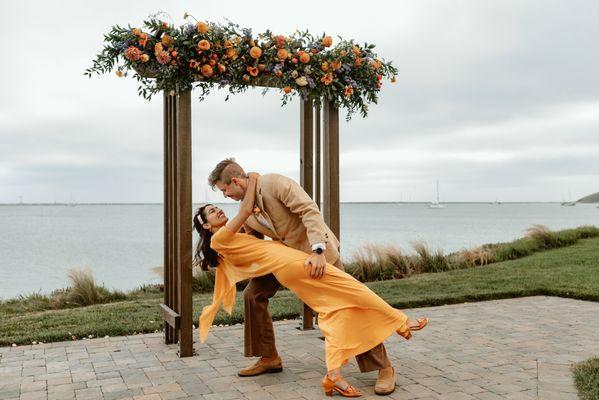 ceremony with a view