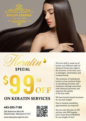 SPECIAL PROMOTION

265 Baltimore Blvd #6, Westminster, Maryland 21157
(443) 293-7188 | https://beautyloungemd.com/