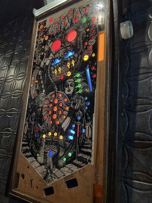 Wall decor old pin ball machine